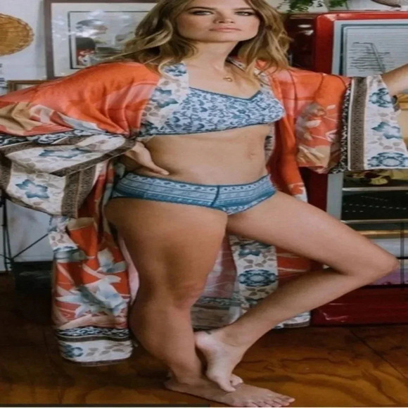 Coming Soon-New Bohemian Floral Kimono Duster - Picture 7 of 13